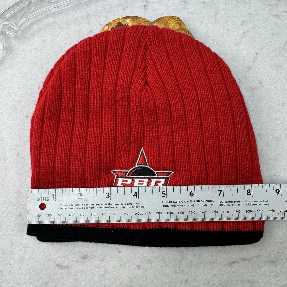 NEW PBR Professional Bull‎ Riding Knit Beenie Winter Cap Hat Rodeo Cowboy Ranch